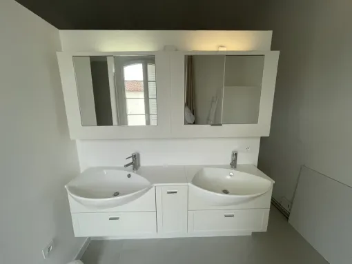 Peinture sur meubles de salle de bain à port grimaud, Sainte-Maxime, EM Peinture & Décoration