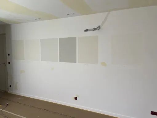 Propositions de couleurs pour un client à Saint-Raphaël, Sainte-Maxime, EM Peinture & Décoration