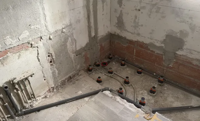 Rénovation complète d'une salle de bain au plan de la tour, Sainte-Maxime, EM Peinture & Décoration