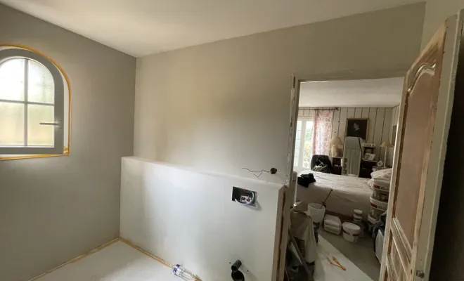 Rénovation complète d'une salle de bain au plan de la tour, Sainte-Maxime, EM Peinture & Décoration