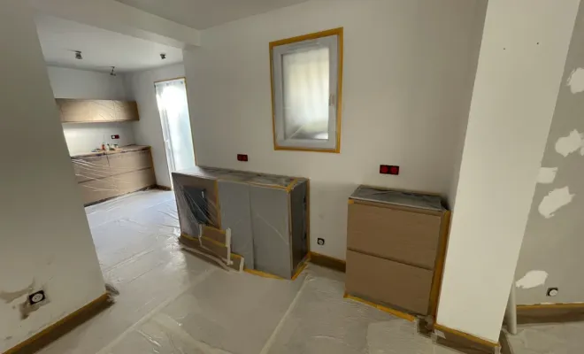 Peinture d'une villa au plan de la tour, Sainte-Maxime, EM Peinture & Décoration