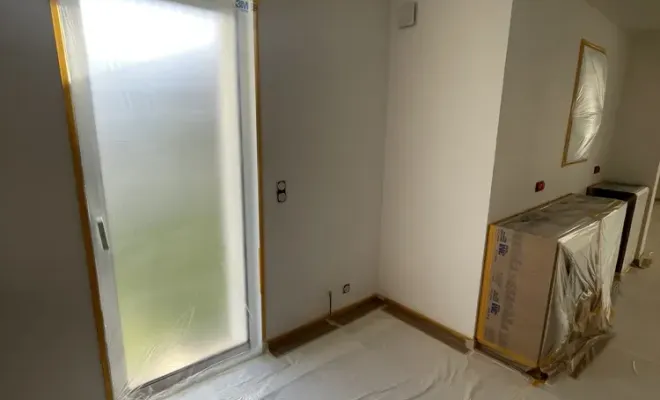 Peinture d'une villa au plan de la tour, Sainte-Maxime, EM Peinture & Décoration