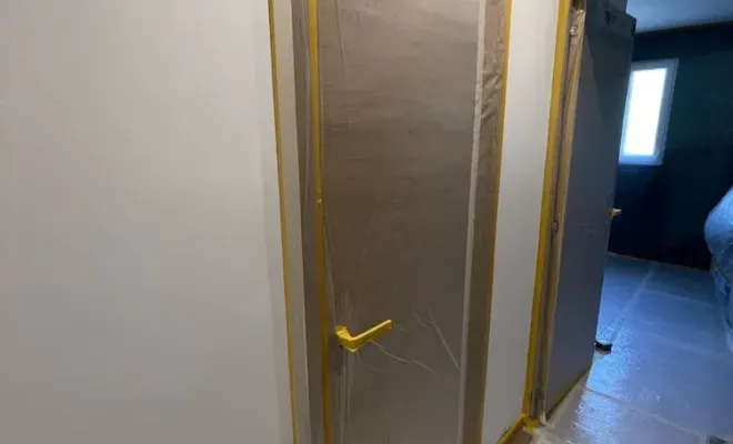 Peinture d'une villa au plan de la tour, Sainte-Maxime, EM Peinture & Décoration