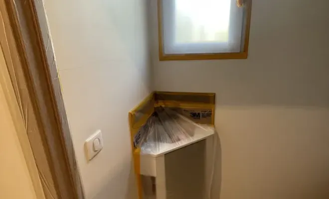 Peinture d'une villa au plan de la tour, Sainte-Maxime, EM Peinture & Décoration