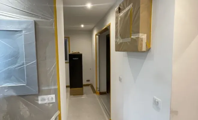 Peinture d'une villa au plan de la tour, Sainte-Maxime, EM Peinture & Décoration