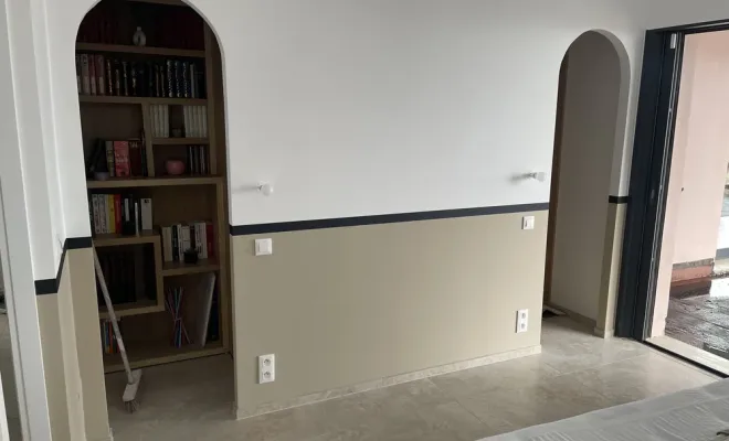 Collaboration avec l'entreprise Linacea sur un chantier à Cavalaire, Sainte-Maxime, EM Peinture & Décoration