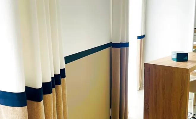 Travaux de peinture dans une chambre à Cavalaire, Sainte-Maxime, EM Peinture & Décoration